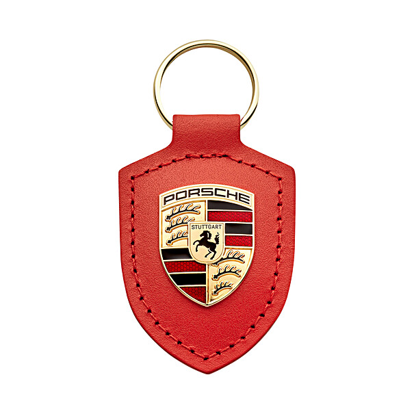 Sleutelhanger Porsche embleem 'Driven by Dreams', Limited Edition, 75Y Porsche Sports Cars collectie