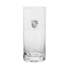 Set van twee glazen met Porsche-embleem
