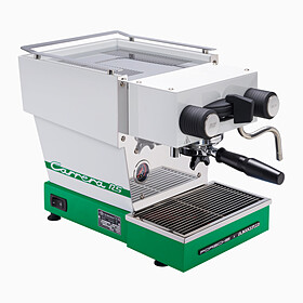 Porsche x La Marzocco Linea Micra RS 2.7-espressomachine, Grand Prix-wit/groen