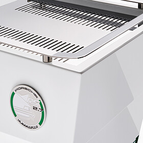Porsche x La Marzocco Linea Micra RS 2.7-espressomachine, Grand Prix-wit/groen