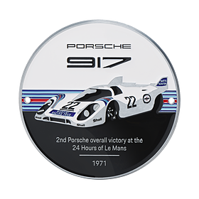 Porsche Grillbadge 917, Limited Edition, MARTINI RACING