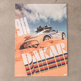 Porsche Poster-Set driedelig – 911 Dakar, Limited Edition