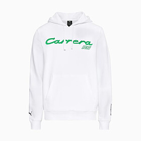 Hoodie - Porsche 911 Carrera RS 2.7, grand prix-wit, viper green