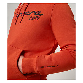 Hoodie - Porsche 911 Carrera RS 2.7, puma-zwart, bloedsinaasappel