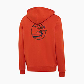 Hoodie - Porsche 911 Carrera RS 2.7, puma-zwart, bloedsinaasappel