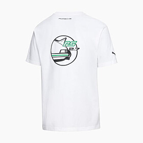 T-shirt - Porsche 911 Carrera RS 2.7, grand prix-wit, viper green