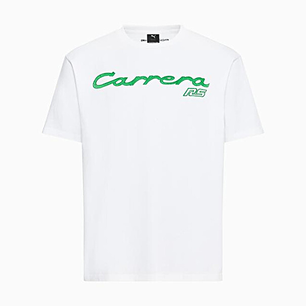 T-shirt - Porsche 911 Carrera RS 2.7, grand prix-wit, viper green