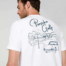 Porsche T-shirt, heren, 60Y 911 Targa Golf collectie