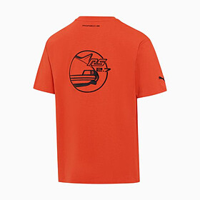 T-shirt - Porsche 911 Carrera RS 2.7, puma-zwart, bloedsinaasappel