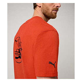 T-shirt - Porsche 911 Carrera RS 2.7, puma-zwart, bloedsinaasappel