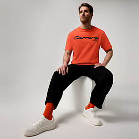 T-shirt - Porsche 911 Carrera RS 2.7, puma-zwart, bloedsinaasappel