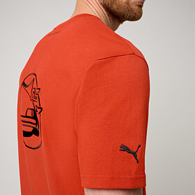 T-shirt - Porsche 911 Carrera RS 2.7, puma-zwart, bloedsinaasappel