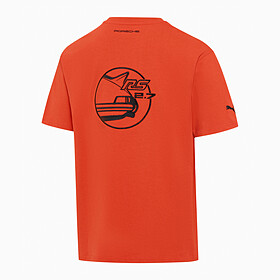 T-shirt - Porsche 911 Carrera RS 2.7, puma-zwart, bloedsinaasappel