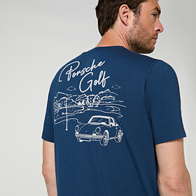 Porsche T-shirt, heren, 60Y 911 Targa Golf collectie