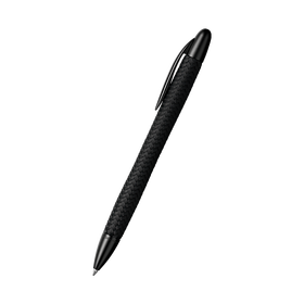 Porsche Tec Flex Ballpoint Pen, roestvrij staal, zwart