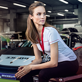 Porsche T-shirt, dames - Racing Collectie