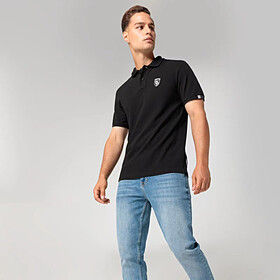 Porsche Poloshirt, heren, 50Y Turbo collectie