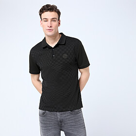 Porsche Jacquard poloshirt, heren, Heritage collectie
