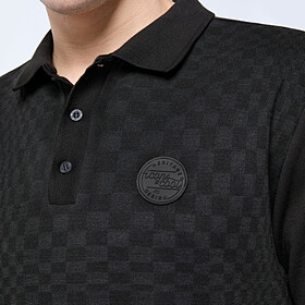 Porsche Jacquard poloshirt, heren, Heritage collectie