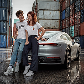 T-shirt, dames, Porsche collectie