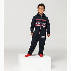 Porsche Kinderjumpsuit Christmas Collection, donkerblauw