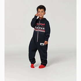 Porsche Kinderjumpsuit Christmas Collection, donkerblauw