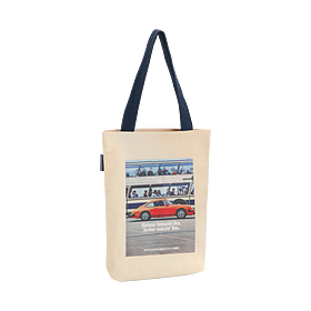 Porsche Retro Canvas Tas