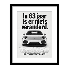 Porsche Poster 911 Turbo S - There is no substitute - Limited Edition