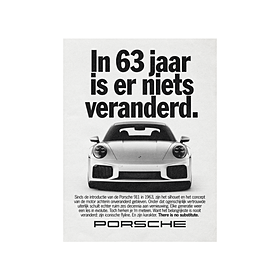 Porsche Poster 911 Turbo S - There is no substitute - Limited Edition