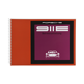 Porsche Instructieboekje voor 911 E (Duits) – modeljaar 1969