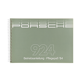 Porsche Instructieboekje voor 924 (Engels) – modeljaar 1984
