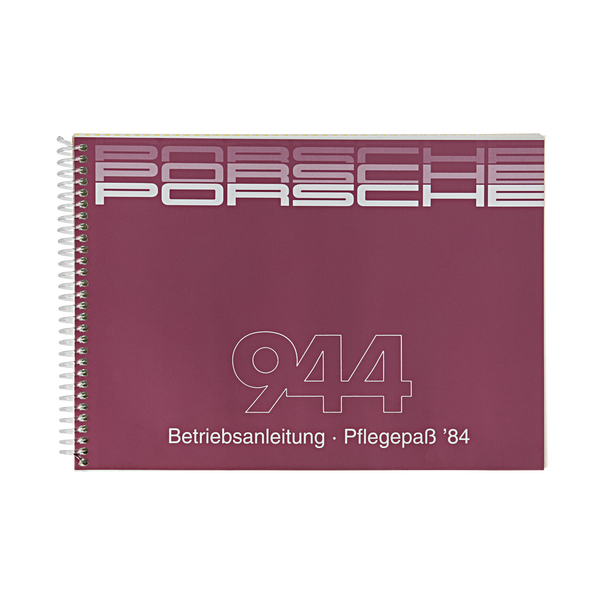 Porsche Instructieboekje voor 944 (Duitstalig) – modeljaar 1984