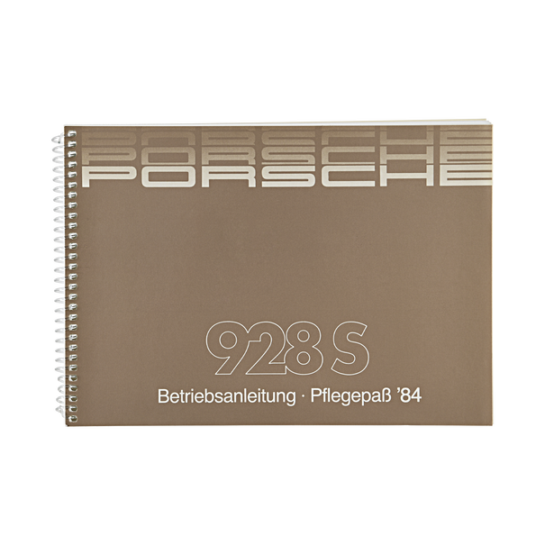 Porsche Instructieboekje voor 928 S (Duitstalig) – modeljaar 1984