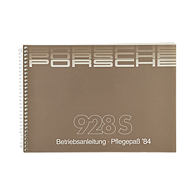 Porsche Instructieboekje voor 928 S (Engels) – modeljaar 1984
