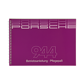 Porsche Instructieboekje voor 944 (Engels) – modeljaar 1985