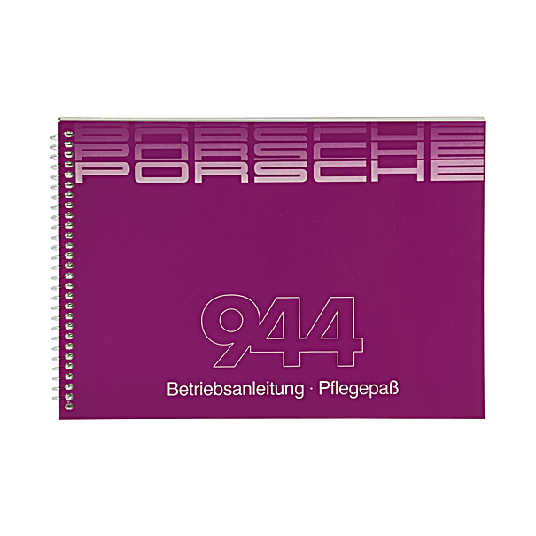 Porsche Instructieboekje voor 944 (Engels) – modeljaar 1985