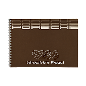 Porsche Instructieboekje voor 928 S (Engels) – modeljaar 1985