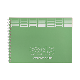 Porsche Instructieboekje voor 924 S (Duitstalig) – modeljaar 1986