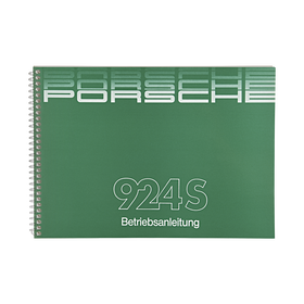 Porsche Instructieboekje voor 924 S (Duitstalig) – modeljaar 1988