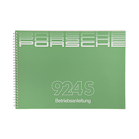 Porsche Instructieboekje voor 924S (Engels) – modeljaar 1987
