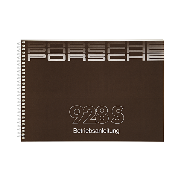 Porsche Instructieboekje voor 928 S (DE) – modeljaar 1986