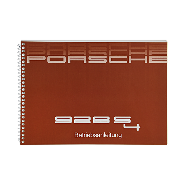Porsche Instructieboekje voor 928 S4 (Duitstalig) – modeljaar 1987