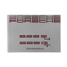 Porsche Instructieboekje voor 928 S4, 928 GT (DE) – modeljaar 1990