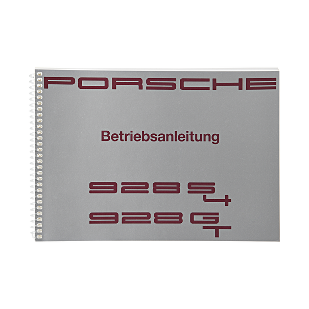 Porsche Instructieboekje voor 928 S4, 928 GT (DE) – modeljaar 1991