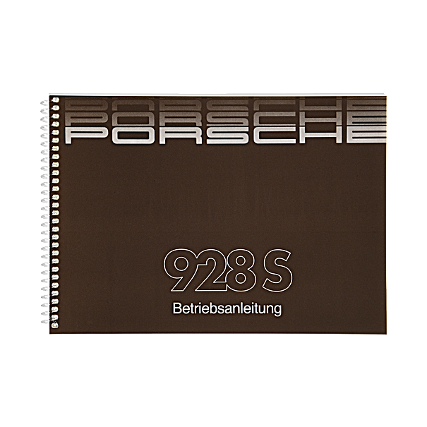 Porsche Instructieboekje voor 928 S (Engels) – modeljaar 1986