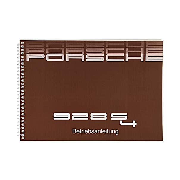 Porsche Instructieboekje voor 928 S4 (Engels) – modeljaar 1988