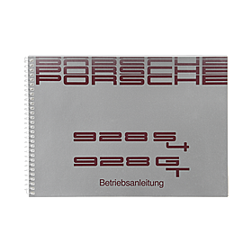 Porsche Instructieboekje voor 928 S4, 928 GT (Engels) – modeljaar 1990