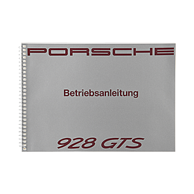 Porsche Instructieboekje voor 928 GTS (Engels) – modeljaar 1992