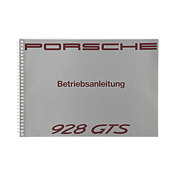 Porsche Instructieboekje voor 928 GTS (Engels) – modeljaar 1992