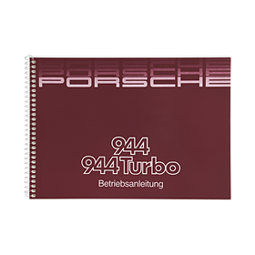 Porsche Instructieboekje voor 944 II, 944 Turbo (Duitstalig) – modeljaar 1986